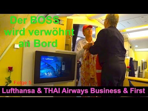 Lufthansa First & Business Class | MEGA GENIAL! Der Boss wird verwöhnt an Bord | Der HON PrivateJet