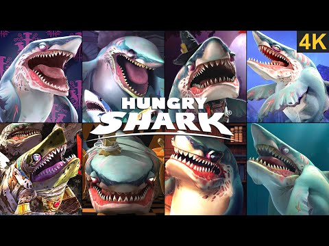 ZOMBIE SHARK ALL TRAILER & MOVIE THROUGH THE YEARS!!! (2010 - 2022) HUNGRY SHARK WORLD 4K