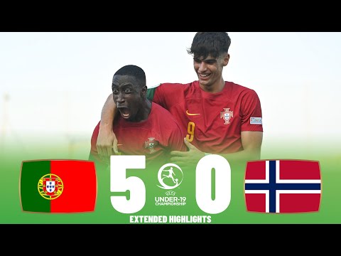 Portugal vs Norway | Highlights | U19 European Championship Semi Final 13-07-2023