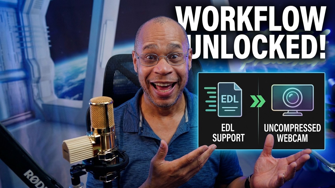 RODECaster Video Just Got a HUGE Update with EDL and Webcam Uncompressed Support ?