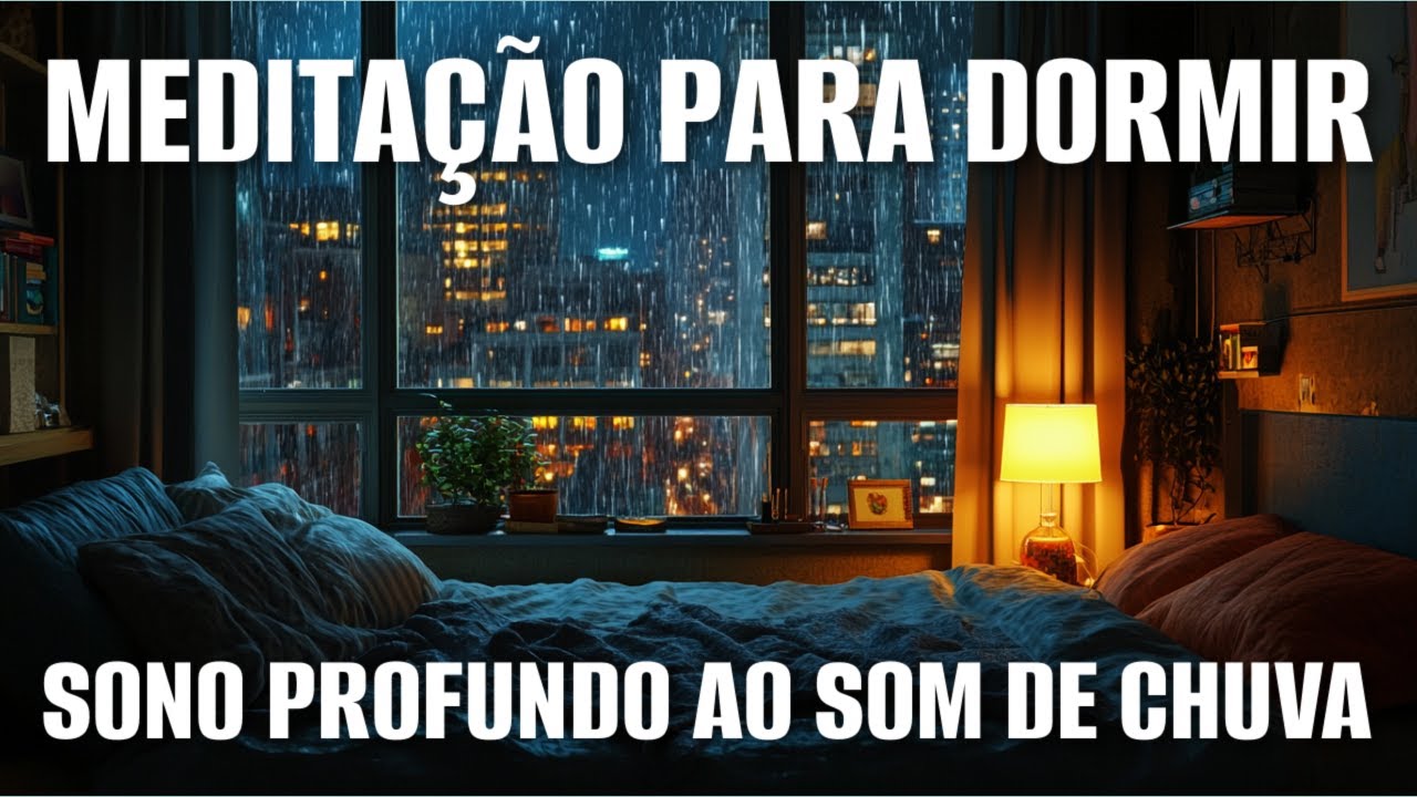 MEDITAÇÃO PARA DORMIR: SONO PROFUNDO AO SOM DE CHUVA