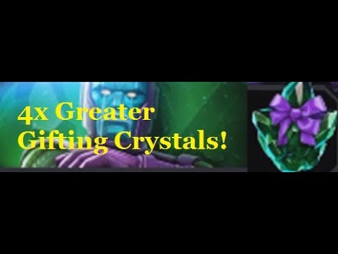 4x Greater Gifting Crystal Opening- Marvel Contest Of Champions