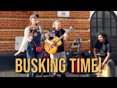 Spontaneous Busking Jam with passer-by percussionist Renjith George - Original Song 'No Way to Live'