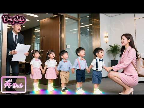 CEO descobre a estagiária da empresa tem 5 filhos idênticos a ele,faz teste de DNA e fica chocado!