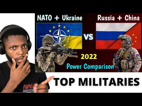 NATO and Ukraine vs Russia and China Military Power Comparison 2022 - Reaction