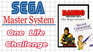 Master System One Life Challenge Rambo/Secret Command