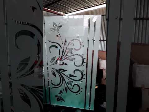 frosted Glass Etching #shorts #design #glass #etching #viralvideo #glassdesign #frost#how