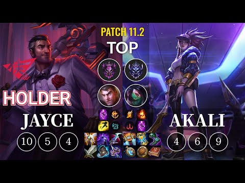 RW Holder Jayce vs Akali Top - KR Patch 11.2