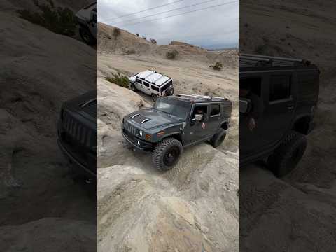 Hummer H2 LS power rock crawling #4x4 #viral #youtubeshorts #youtube #offroad #offroading #hummer