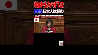 【梅村みずほ】②日の丸は参政党の象徴ではありません。時の政権の象徴でもありません。日本という国家と日本国民全体を象徴する旗であります。#参政党#梅村みずほ