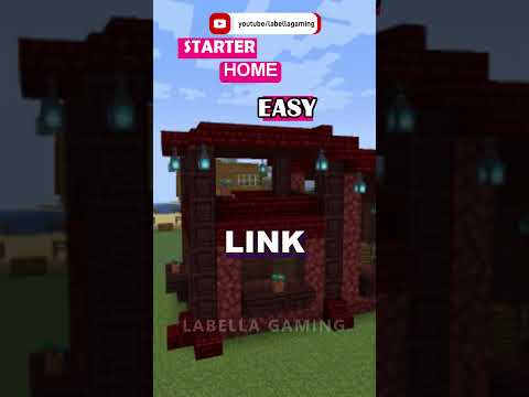 Ultimate Nether Brick House Tutorial - Minecraft