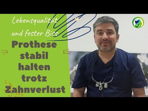 Festen Biss behalten - Stabilisierung vorhandener Prothese bei Verlust eines Zahnes / mehrerer Zähne