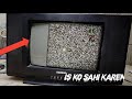 1 Side Black Line Problem Solve Crt Tv Tv Repair Tv Problem Crt TV Repair Hindi