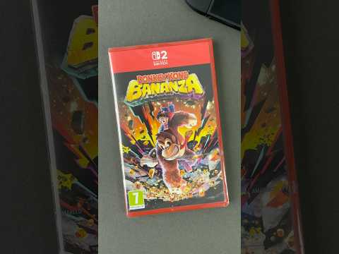 Unboxing Donkey Kong Bananza Nintendo Switch 2 #donkeykongbananza #nintendoswitch2