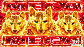 ‼️MEGA‼️OMG! GOLDEN TIMBER WOLF STAMPEDE SLOT MACHINE LAS VEGAS CASINO GAME PLAY