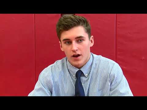 Tom Bednarik signs scholarship