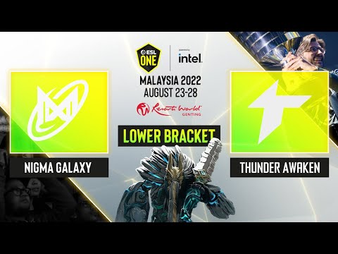Dota2 - Nigma Galaxy vs Thunder Awaken - Game 2 - ESL One - Malaysia 2022 - Lower Bracket