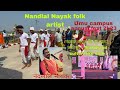 Nandlal Nayak Folk Artist नंदलाल नायक जी Ka Welcome Usha Martin University J