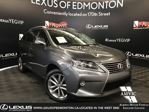 Used Grey 2015 Lexus RX 350 Touring Package Review - Wainwright, Alberta