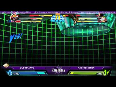 Epic Khaos April - MvC3 Singles - BlckMarvl vs KikiMonster