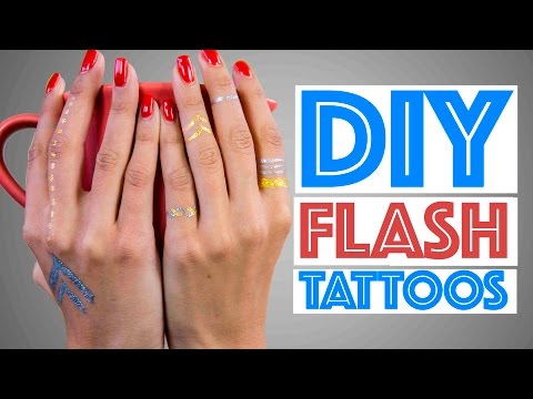 Quick Tip #2 | DIY FLASH TATTOOS & Hand Drawn Jewelry Video