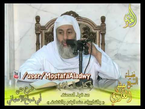  أبو شجاع (28) ” التكبيرات عند الرفع والخفض ” كتاب الصلاة لفضيلة الشيخ مصطفى العدوي 2 11 2016 