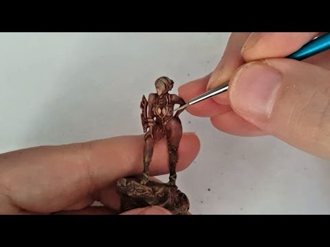 Kingdom Death, Monster. Regeneration Suit Pinup tutorial part 2. Painting the Suit.