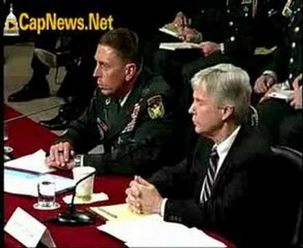 HAS IRAQ WAR MADE US SAFE: Sen. Warner Asks Gen. Petraeus