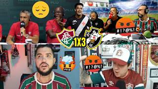 REAÇÕES DOS TRICOLORES REVOLTADOS COM ELIMINAÇÃO DA COPA DO BRASIL PRO VASCO DE 3 A 1