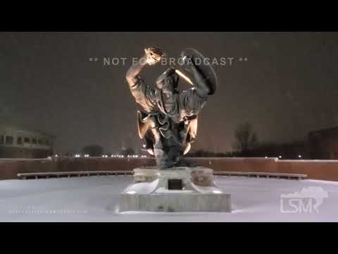 01-16-2022 Edinboro, PA - Treacherous Travel At EU As Roads Are Covered By Heavy Snow