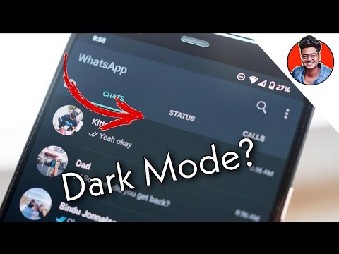 How to Enable Dark Mode on Whatsapp in Asus zenfone max pro m1