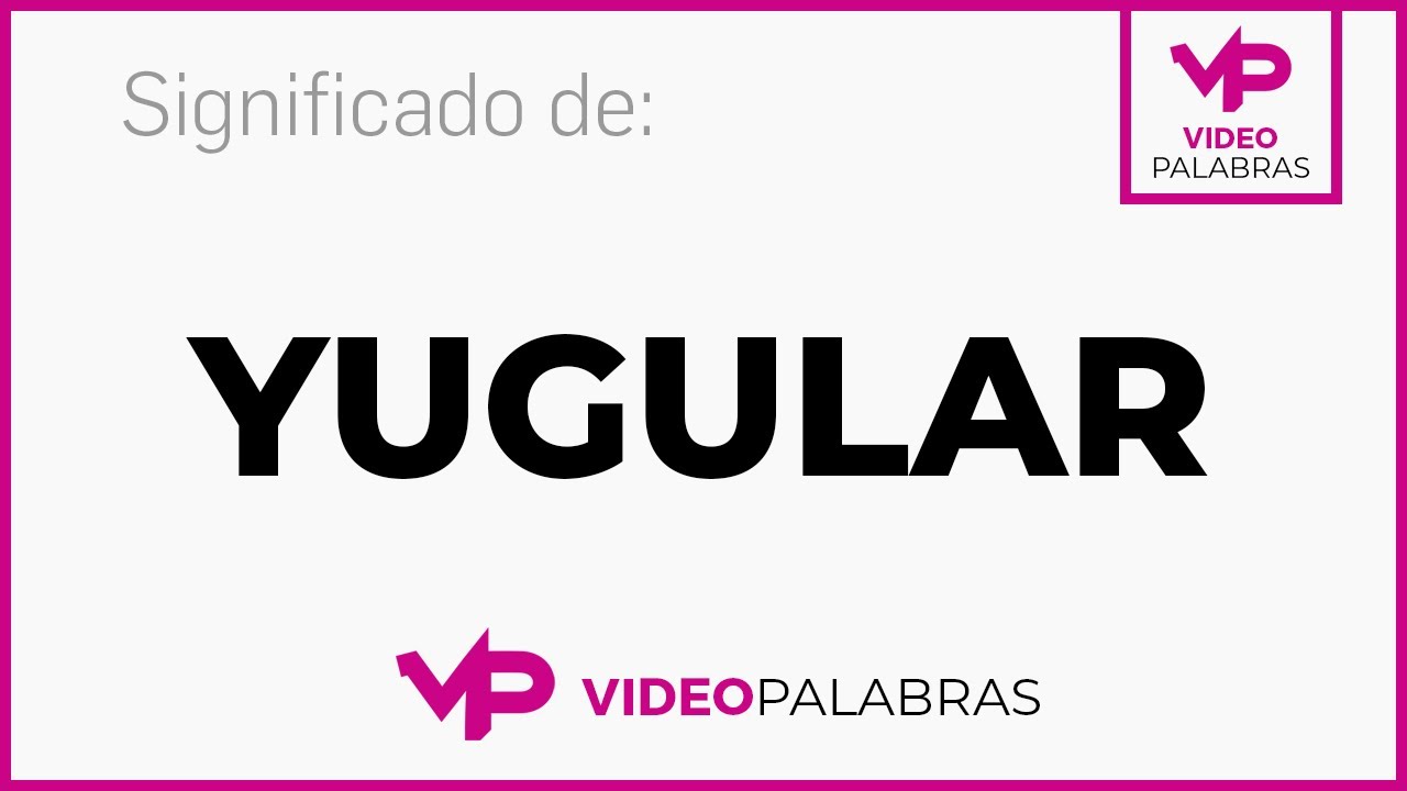 Qué significa YUGULAR - Significado de YUGULAR - Video Palabras - Diccionario