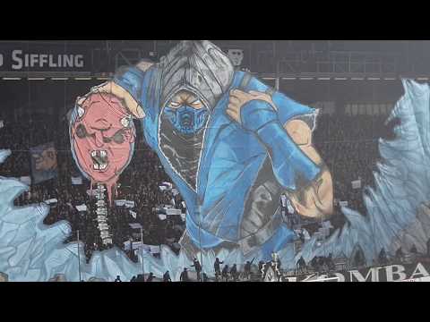 29.02.2020 SV Waldhof Mannheim - 1. FC Kaiserslautern, Intro, Choreo, Choreographie,Pyro,Pyrotechnik