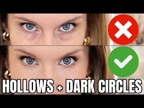 HIDE DARK CIRCLES & HOLLOW UNDER EYES If You’re Not a Youtuber | This WORKS!