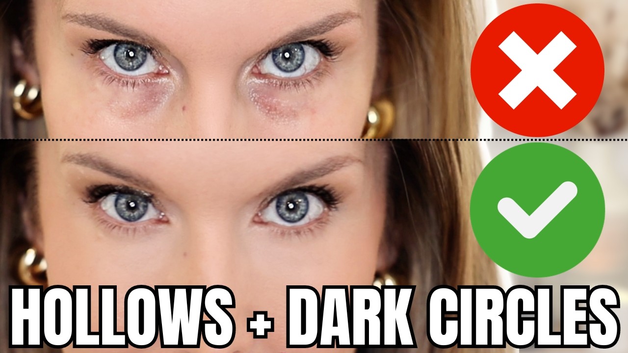 HIDE DARK CIRCLES & HOLLOW UNDER EYES If You’re Not a Youtuber | This WORKS!