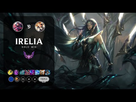 Irelia Mid vs Lux - EUW Master Patch 13.11