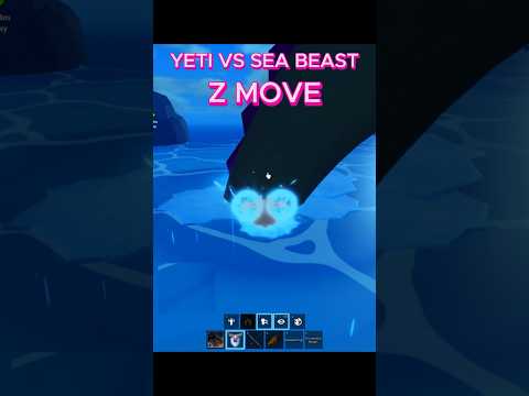 Blox fruits - Yeti vs Sea Beast #roblox #bloxfruits