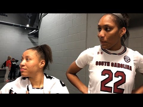 POST-GAME: Lindsey Spann, A'ja Wilson on Clemson — 11/16/17