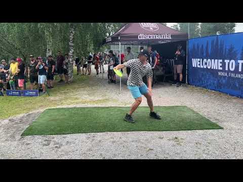 Isaac Robinson Backhand Slowmotion European Open 2024