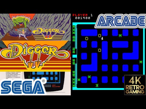 Digger Arcade ( Sega 1980 ) 4k Gameplay - YouTube