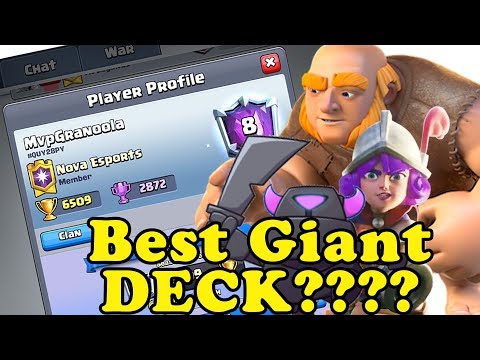 Giant Cycle Deck  6500+ Live Ladder  BEST FREE TO PLAY DECK!