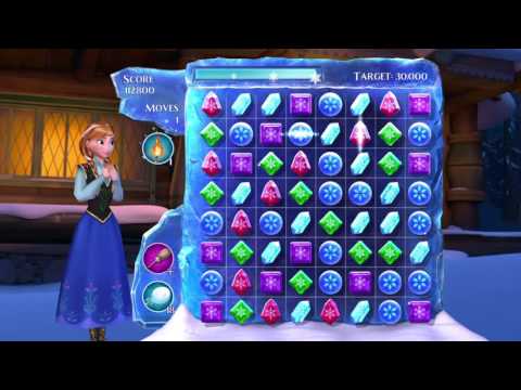 Frozen Free Fall: Snowball Fight Level 87 Level 90 - No Power Ups