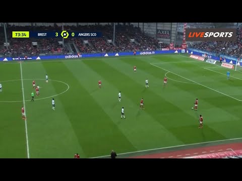 Brest vs Angers (4-0) Lees-Melou Goal Result and extended Highlights..