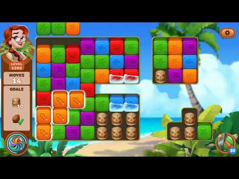 Lost Island Blast Adventure Level 1208 NO BOOSTERS - A S GAMING