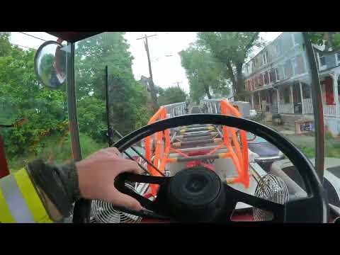 Ladder 2 Tiller POV/Reported House Fire | GoPro |