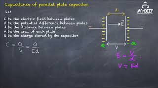 Capacitance of a Parallel Plate Capacitor Derivation | Class 12 Physics Chapter 2 | CBSE Board