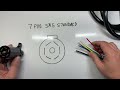 7 Pin Trailer Wiring SAE Standard And RV Standard