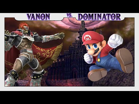 Rex Baron 14 - Vanon(Ganondorf) Vs. Dominator(Mario) - Winner's Round 3