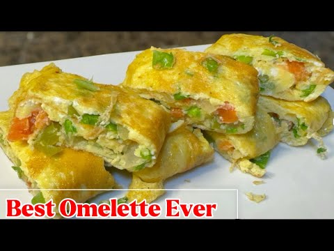 Best Rolled Omelette Recipe || How to make Omelette || Easy Omelette Recipe 