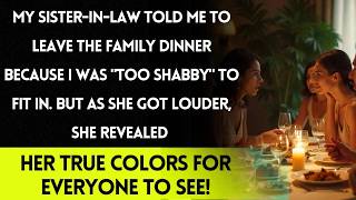 Family Dinner Showdown   SIL Tries to Humiliate Me, But MIL Shuts Her Down! MQDEFAULT Thumbnail